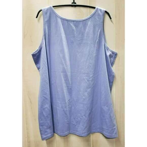 D & Co Open Weave Sweater & Tank Set Light Purple Plus Sz 2X NWOT Denim Company - Picture 9 of 10